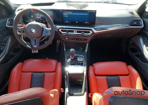 2024 BMW M3 Cs из США, поврежденный, VIN WBS63AY09RFS41618